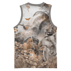 Afro Safari Animals Basketball Jersey - African Pride