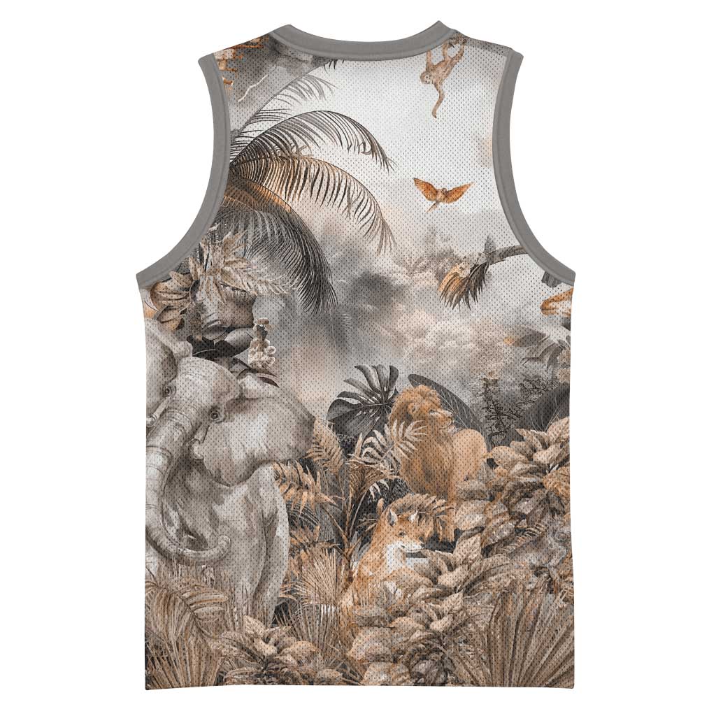 Afro Safari Animals Basketball Jersey LT18