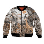 Afro Safari Animals Bomber Jacket