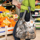 Afro Safari Animals Grocery Bag