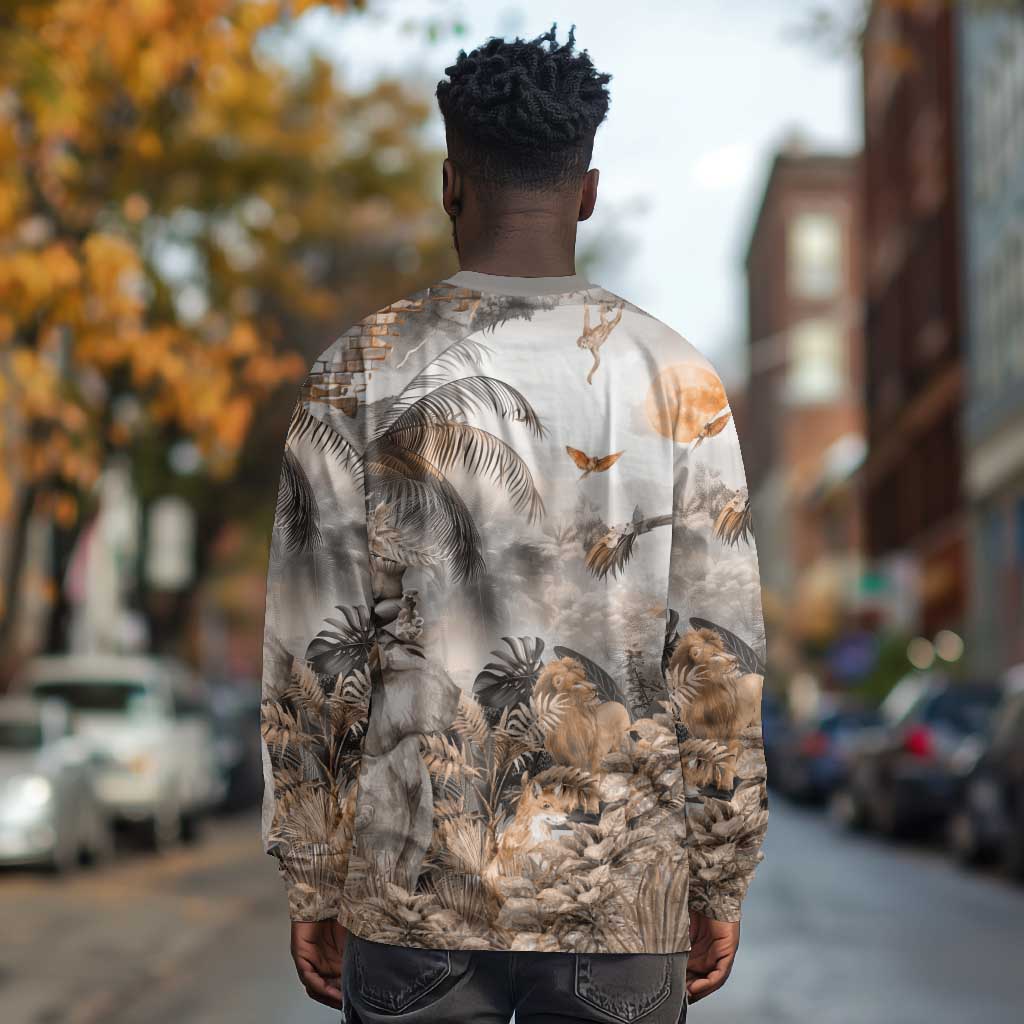 Afro Safari Animals Long Sleeve Shirt LT18
