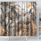 Afro Safari Animals Shower Curtain
