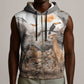 Afro Safari Animals Sleeveless Zip Hoodie - African Pride