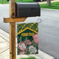 Personalized South Africa With Afro King Protea Garden Flag Kente Patterns