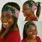 Personalized South Africa Afro King Protea Neck Gaiter Kente Patterns LT18