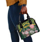 Personalized South Africa With Afro King Protea Shoulder Handbag Kente Patterns