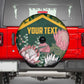 Personalized South Africa With Afro King Protea Spare Tire Cover Kente Patterns
