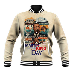 Martin Luther King MLK Baseball Jacket I Have a Dream Vintage Art - African Pride