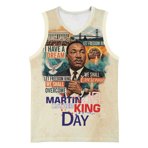 Martin Luther King MLK Basketball Jersey I Have a Dream Vintage Art - African Pride