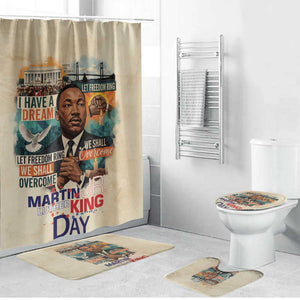 Martin Luther King MLK Bathroom Set I Have a Dream Vintage Art - African Pride