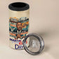 Martin Luther King MLK 4 in 1 Can Cooler Tumbler I Have a Dream Vintage Art - African Pride