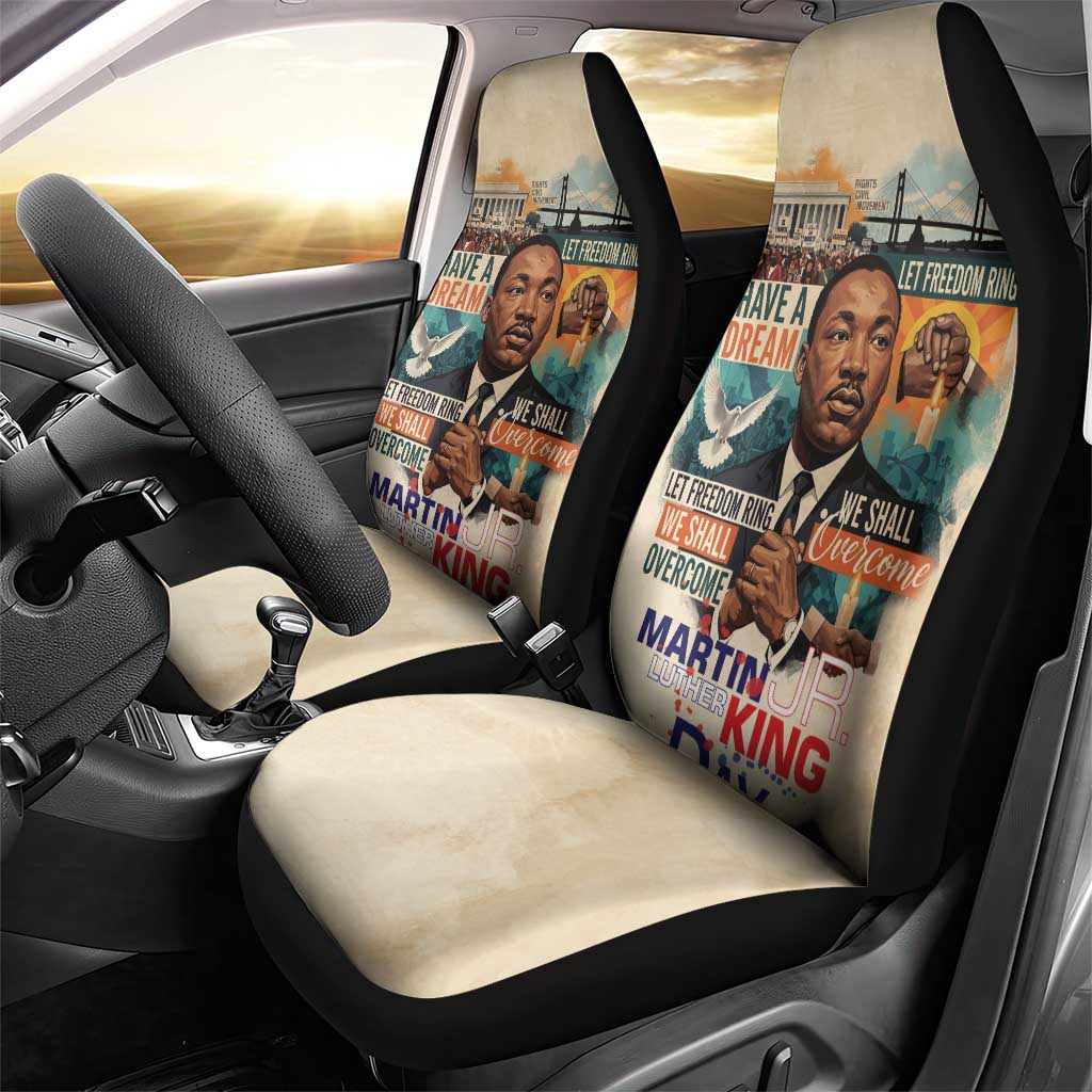Martin Luther King MLK Car Seat Cover I Have a Dream Vintage Art - African Pride