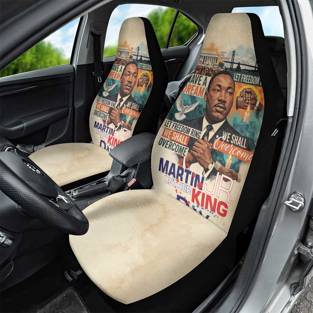 Martin Luther King MLK Car Seat Cover I Have a Dream Vintage Art - African Pride