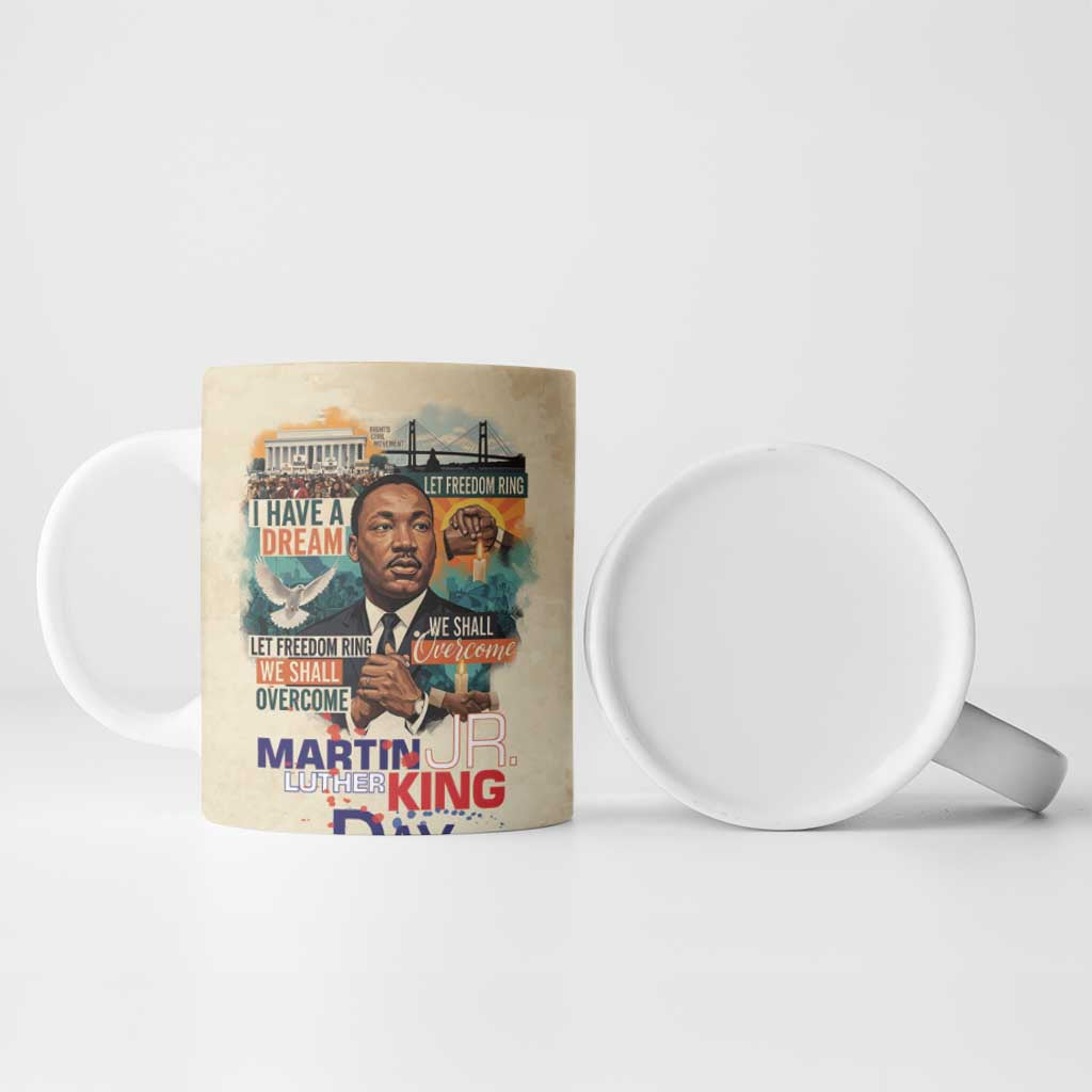 Martin Luther King MLK Ceramic Mug I Have a Dream Vintage Art - African Pride