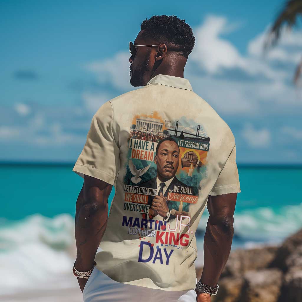 Martin Luther King MLK Hawaiian Shirt I Have a Dream Vintage Art - African Pride