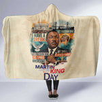 Martin Luther King MLK Hooded Blanket I Have a Dream Vintage Art - African Pride