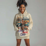 Martin Luther King MLK Hoodie Dress I Have a Dream Vintage Art - African Pride