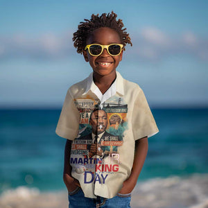 Martin Luther King MLK Kid Hawaiian Shirt I Have a Dream Vintage Art - African Pride