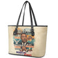 Martin Luther King MLK Leather Tote Bag I Have a Dream Vintage Art - African Pride