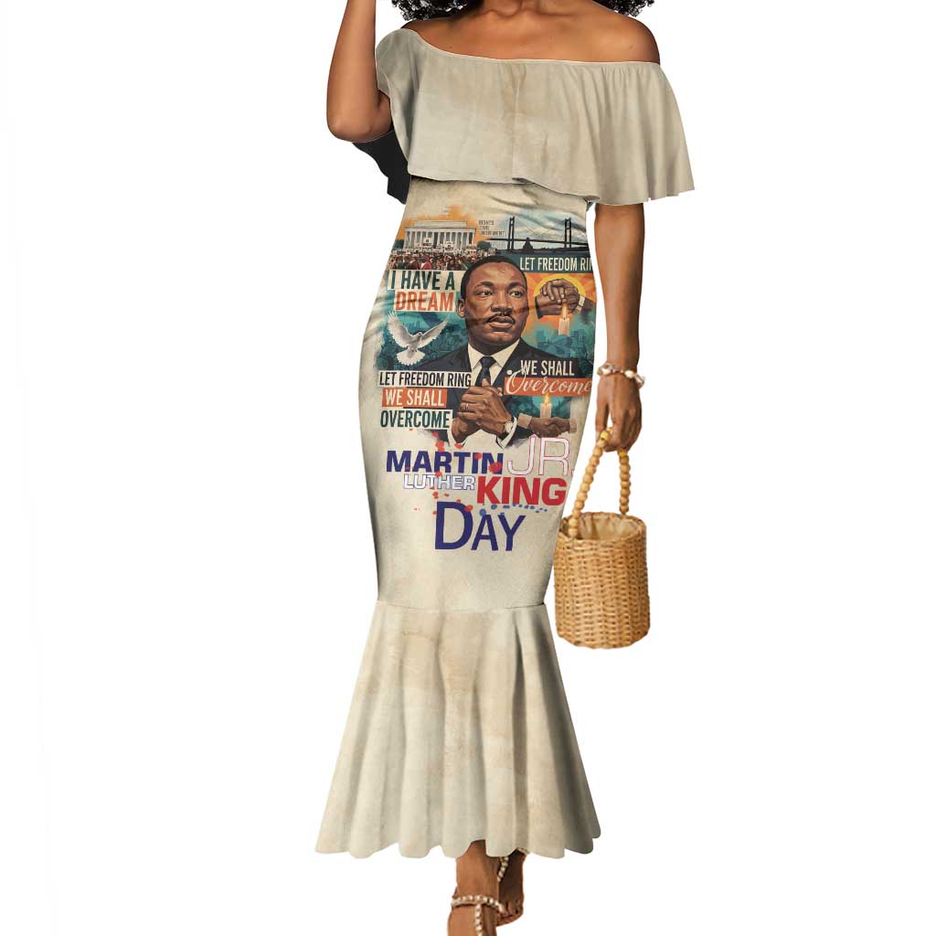 Martin Luther King MLK Mermaid Dress I Have a Dream Vintage Art - African Pride