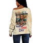 Martin Luther King MLK Off Shoulder Sweater I Have a Dream Vintage Art - African Pride