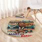 Martin Luther King MLK Round Carpet I Have a Dream Vintage Art - African Pride