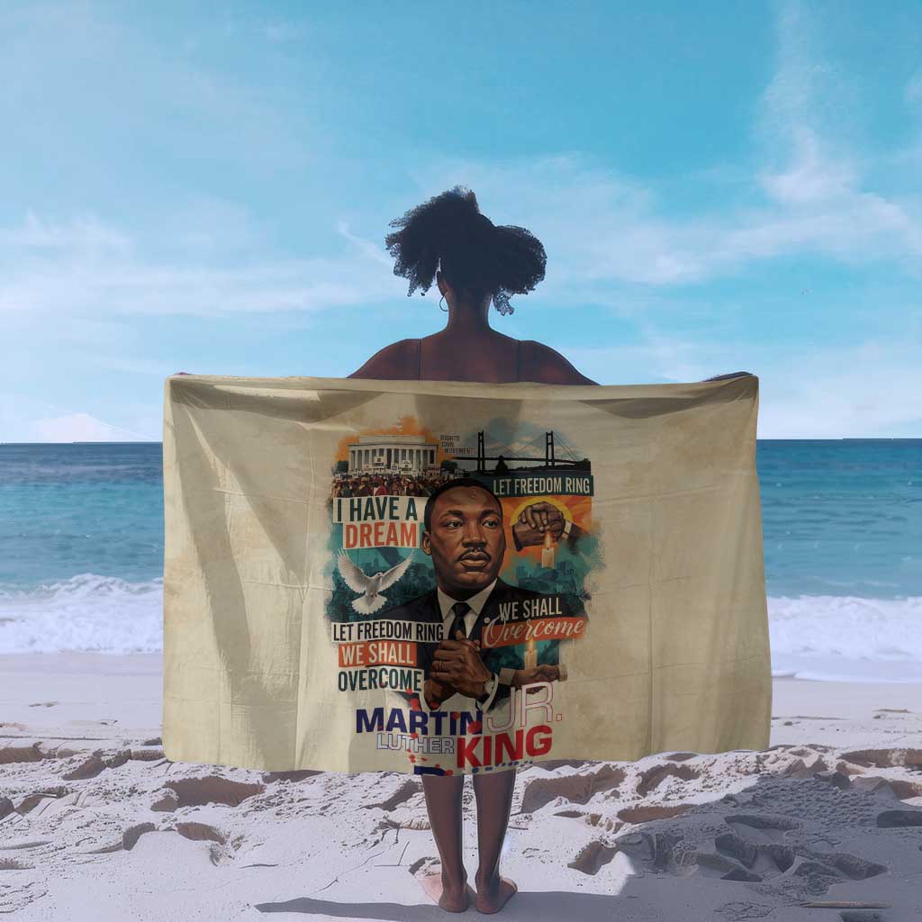 Martin Luther King MLK Sarong I Have a Dream Vintage Art - African Pride