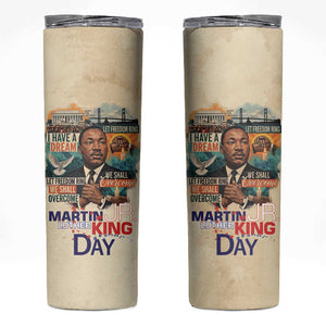 Martin Luther King MLK Skinny Tumbler I Have a Dream Vintage Art - African Pride