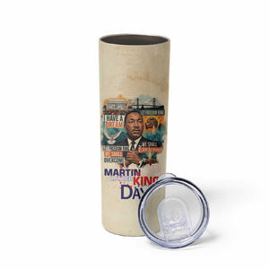 Martin Luther King MLK Skinny Tumbler I Have a Dream Vintage Art - African Pride
