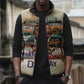 Martin Luther King MLK Sleeveless Puffer Jacket I Have a Dream Vintage Art - African Pride