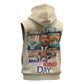 Martin Luther King MLK Sleeveless Zip Hoodie I Have a Dream Vintage Art - African Pride