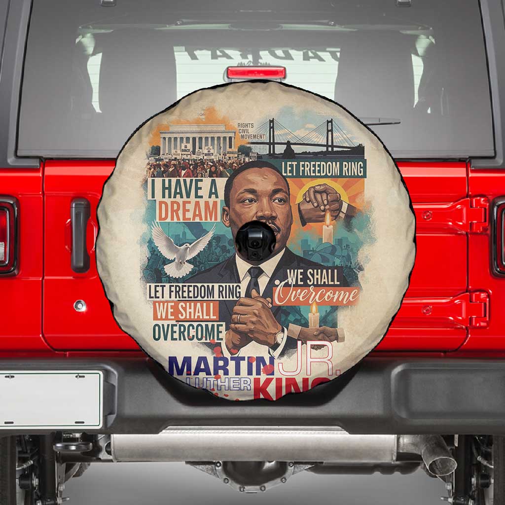 Martin Luther King MLK Spare Tire Cover I Have a Dream Vintage Art - African Pride