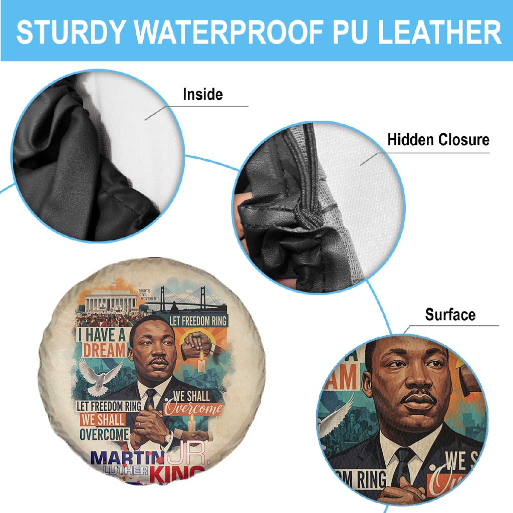 Martin Luther King MLK Spare Tire Cover I Have a Dream Vintage Art - African Pride