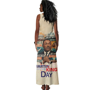 Martin Luther King MLK Tank Maxi Dress I Have a Dream Vintage Art - African Pride
