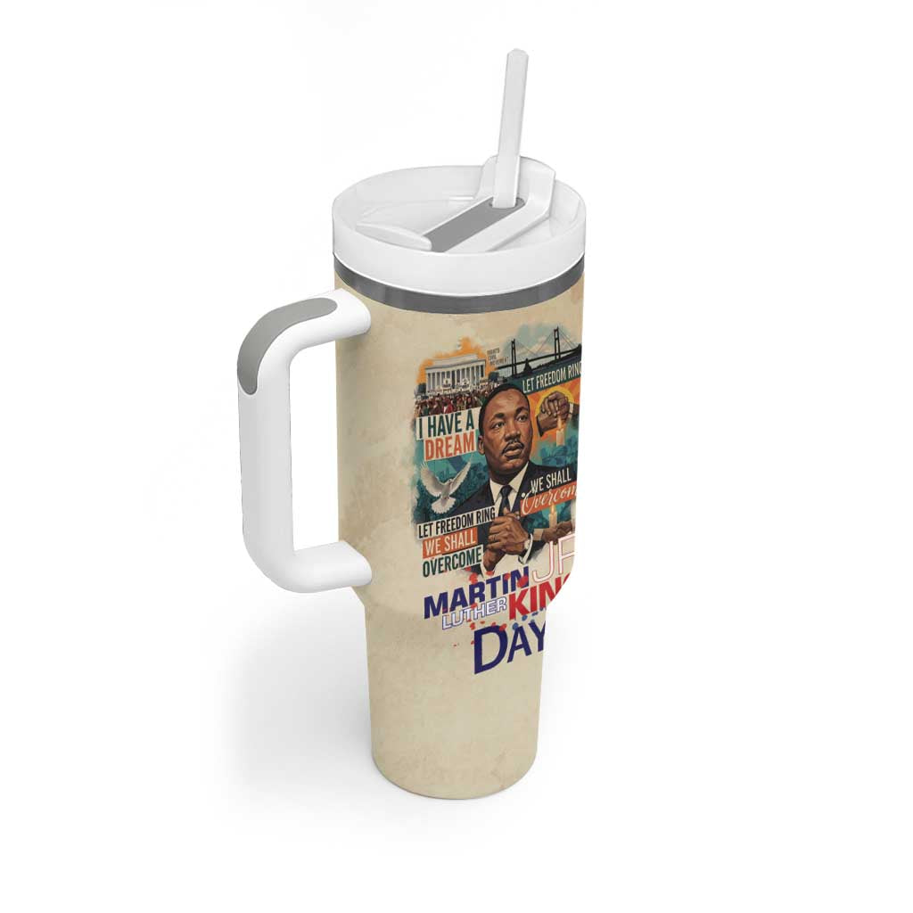 Martin Luther King MLK Tumbler With Handle I Have a Dream Vintage Art - African Pride