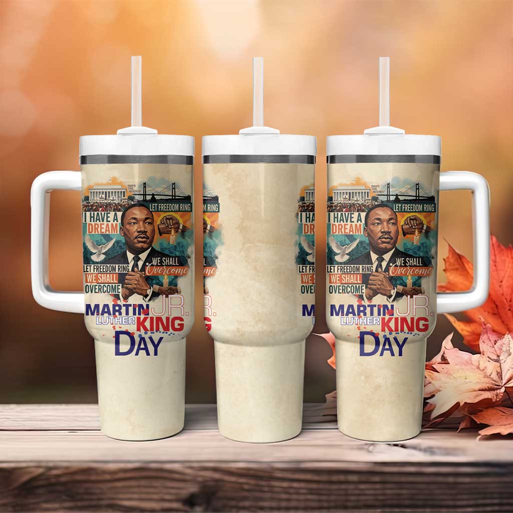 Martin Luther King MLK Tumbler With Handle I Have a Dream Vintage Art - African Pride