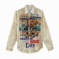 Martin Luther King MLK Women Casual Shirt I Have a Dream Vintage Art - African Pride