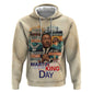 Martin Luther King MLK Zip Hoodie I Have a Dream Vintage Art - African Pride