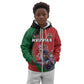 Personalized Afro Kenya Lilac Breasted Roller Kid Hoodie With Violet Flowers