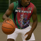 Personalized Afro Kenya Lilac Breasted Roller Sleeveless Zip Hoodie With Violet Flowers - African Pride
