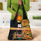Custom Afro Kenya Coat Of Arms Grocery Bag With Kente Patterns