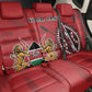 Personalized Afro Kenya Coat Of Arms Back Car Seat Cover Ethnic Seamless Pattern