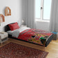 Personalized Afro Kenya Coat Of Arms Bedding Set Ethnic Seamless Pattern