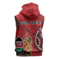 Personalized Afro Kenya Coat Of Arms Sleeveless Hoodie Ethnic Seamless Pattern - African Pride
