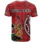 Personalized Afro Kenya Coat Of Arms T shirt Ethnic Seamless Pattern