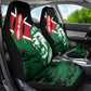 Afro Kenya Lion Head Car Seat Cover Flag Style