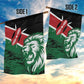 Afro Kenya Lion Head Garden Flag Flag Style