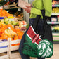 Afro Kenya Lion Head Grocery Bag Flag Style