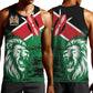 Afro Kenya Lion Head Men Tank Top Flag Style