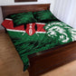Afro Kenya Lion Head Quilt Bed Set Flag Style